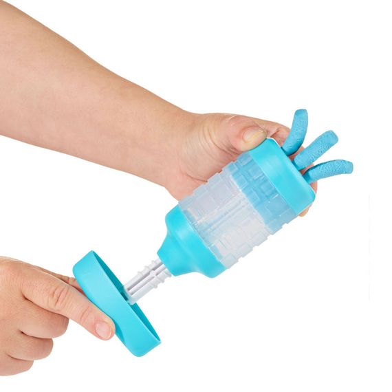 Незастигаюча маса для ліплення з пресом 595106, 5х6х19 см Блакитний