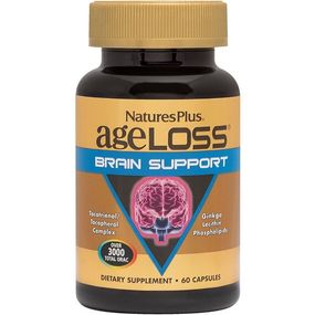 Комплекс для профілактики роботи головного мозку Nature's Plus Age Loss Brain Support 60 Caps NTP8011