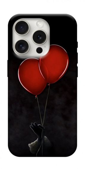 Чохол з картинкою Червоні кулі для Apple iPhone 16 Pro (6.3")