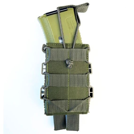 Подсумок открытый каркасный для 1 магазина АК Cordura олива(LE2970) | Зображення 1