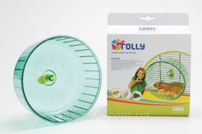 Бігове колесо для гризунів Savic Rolly зелене 18x9 см 0186