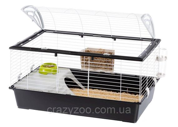 Клетка для кроликов и морских свинок Ferplast Casita 100 черная 95х57х56 см 57066170 | Зображення 1