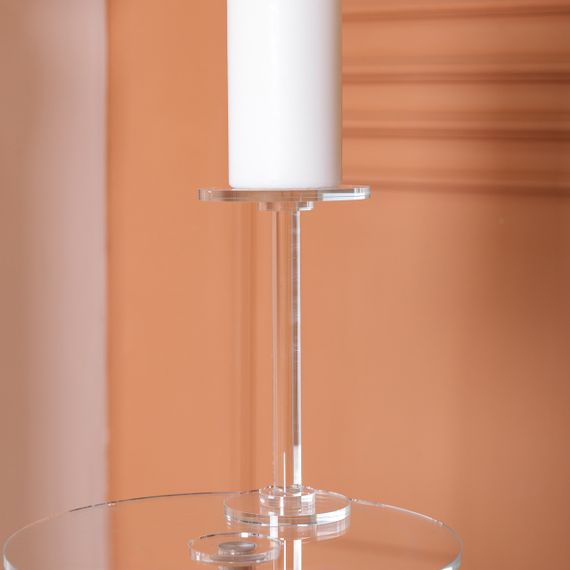 Тортовница стеклянная на ножке 12×23 см круглая стойка для торта, капкейков HP-4-67S | Зображення 4