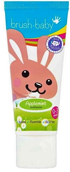 Дитяча зубна паста Brush-Baby Applemint (від 0 до 3 років) 50 ml | Зображення 1