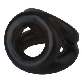 Потрійне ерекційне кільце Універсальний.. Чорний 2316