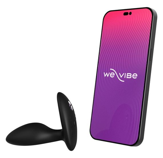 Анальна смарт-вібропробка We-Vibe Ditto+ Satin Black з пультом ДК | Зображення 6