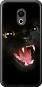 Чехол на Meizu Pro 6 Чёрная кошка "932u-293-17620"