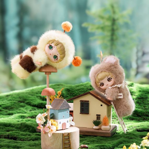 Колекційна м'яка іграшка з кільцем "Паті звіряток" Pop Top 17Zl-0601 серії "Ziyuli" | Зображення 4