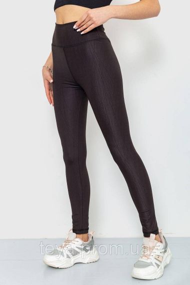 Лосини жіночі колір чорний розмір S FA_006239 | Зображення 2