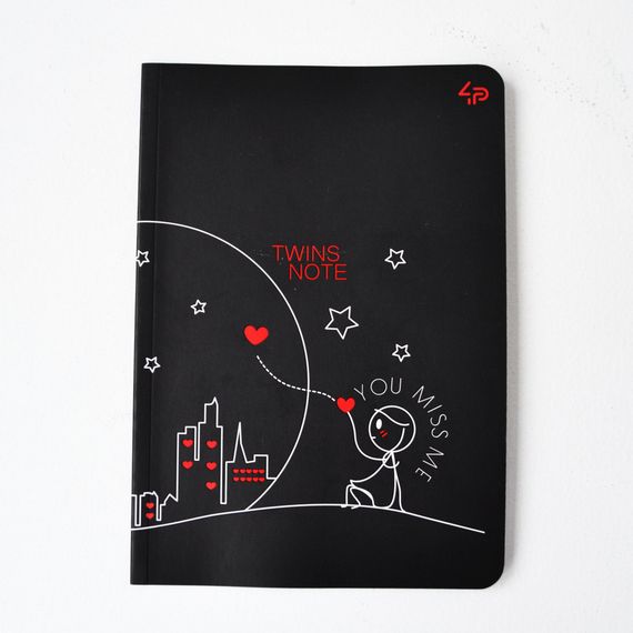 Блокнот 4Profi  "Twins series" miss you 40 арк. формат А5 904334