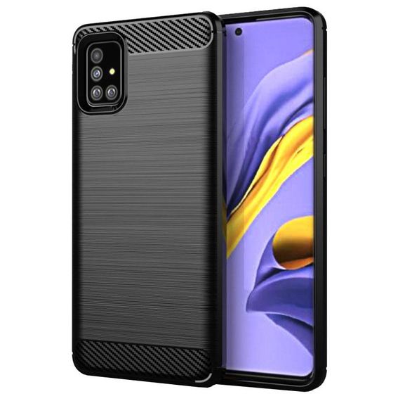 Чохол Primo Carbon Fiber Series для Samsung Galaxy A71 (SM-A715) - Black