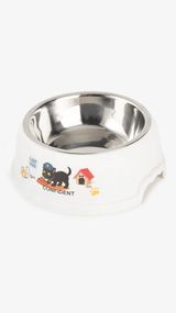 Миска для тварин з металевою вставкою Z253 15 см Різнокольоровий shop (2000999470240)