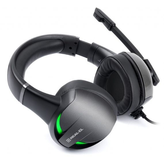 Навушники REAL-EL GDX-7620 Black | Зображення 1