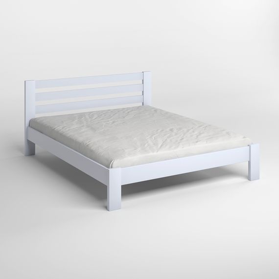 Двоспальне дерев&#039;яне ліжко Mebigrand Колумбія Сіро-блакитний (S2010R80B) 140х190 см (MBG-3369) | Зображення 1