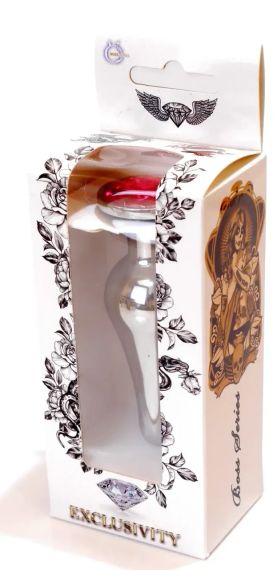 Анальна пробка -Jawellery Silver BUTT PLUGPink sexstyle | Зображення 7