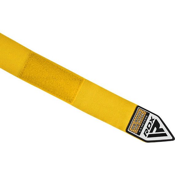 Бинти для боксу RDX WX Professional Boxing Hand Wraps Yellow (4.5м.) | Зображення 4