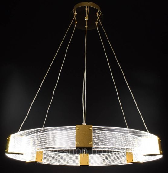 Люстра потолочная LED SGA14-650 Золото 35-150х60х60 см. | Зображення 8
