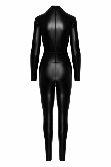 Комбінезон Noir Handmade F319 Caged, XL, під латекс, довгий рукав, з доступом, кільце на поясі Sex Aura | Зображення 5