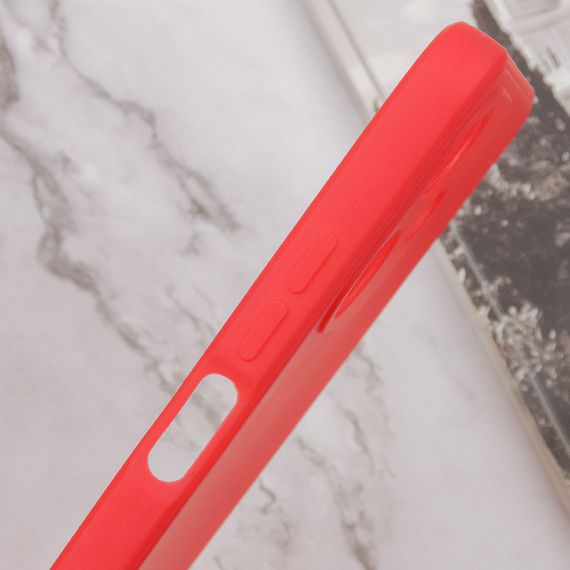 Силиконовый чехол Candy Full Camera для Infinix Hot 30 Красный / Red | Зображення 3