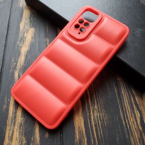 Чохол силіконовий Down Jacket для Xiaomi Redmi Note 11 4G / 11s колір Червоний