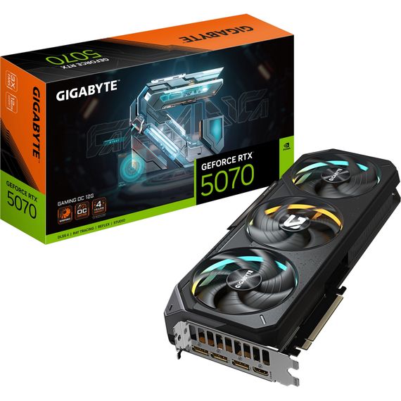 Відеокарта GIGABYTE GeForce RTX5070 12Gb GAMING OC (GV-N5070GAMING OC-12GD) | Зображення 9