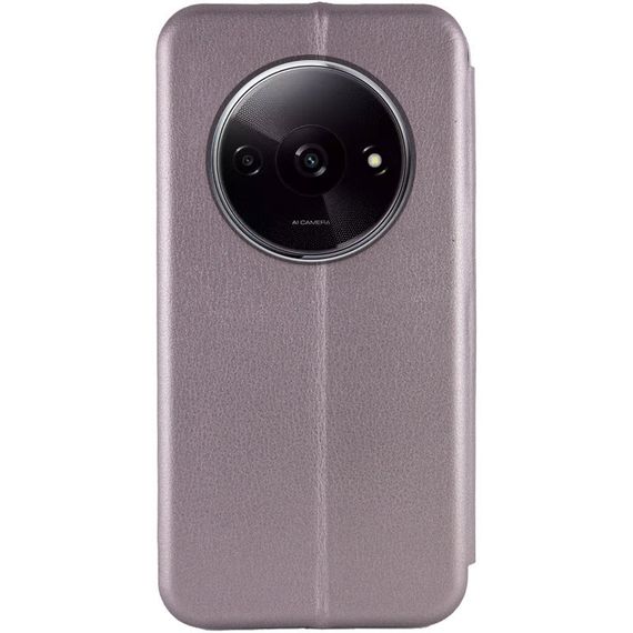 Шкіряний чохол-книжка Classy для Xiaomi Redmi A3 Сірий | Зображення 3