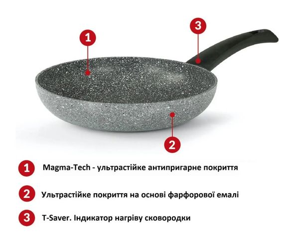 Сковорода Flonal Pietra Viva 30 см (PV8PB3070) | Зображення 4