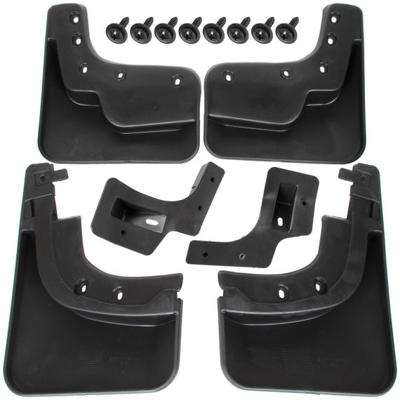 VW Tiguan (07-15) бризковики 4 шт комплект, Тігуан | Зображення 3