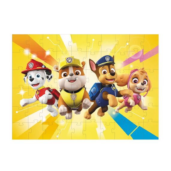 Детские Пазлы Paw Patrol "Отчаянная четверка" DoDo 200164 60 элементов, с фигуркой | Зображення 2