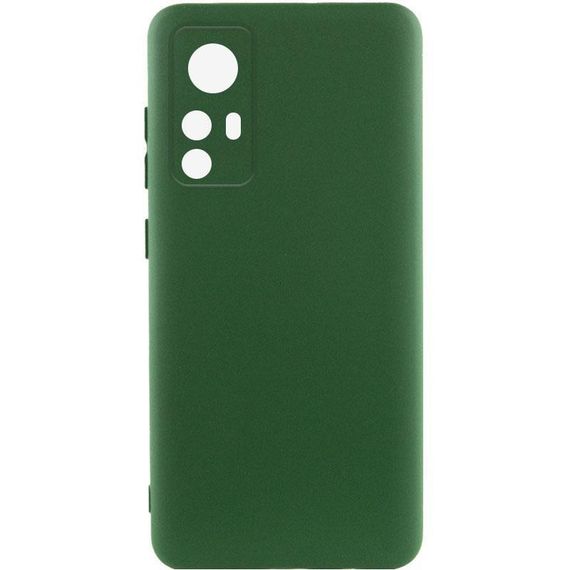 Чехол Silicone Cover Ummi Lakshmi Full Camera (AA) для Xiaomi Redmi Note 12S Зеленый / Dark green