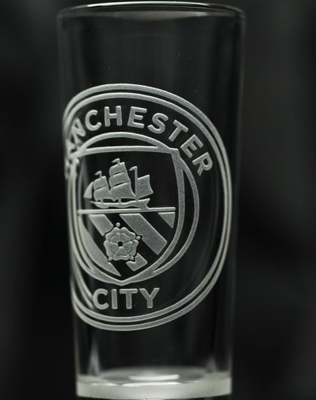 Чарка глянцева 60мл з гравіюванням футбольного клубу Манчестер Сіті | Зображення 3