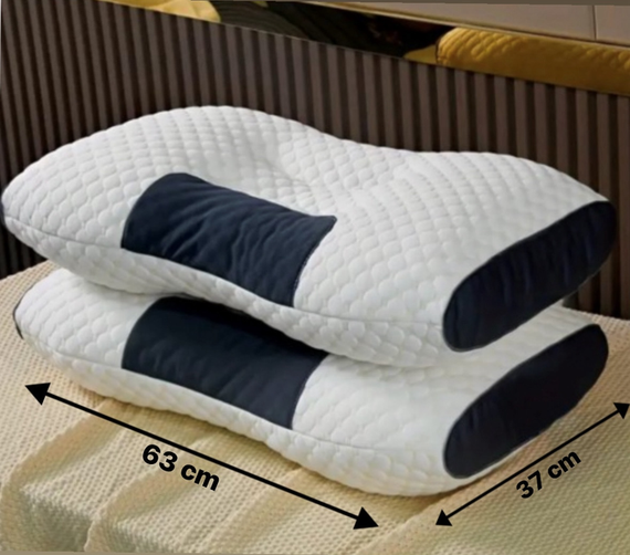 Анатомічна ортопедична подушка для сну Neck Support Massage Pillow • Подушка для шиї з ефектом пам’яті | Зображення 5