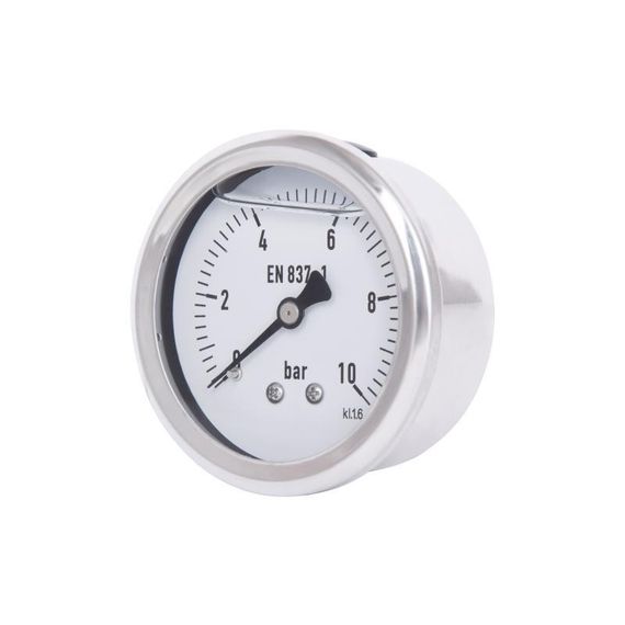 Манометр гліцериновий Thermo Alliance Forte d63 мм, 1/4"Н із заднім під'єднанням (латунь) 0–10 барів TAF171G10B | Зображення 2