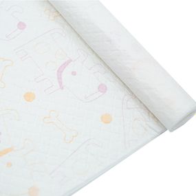 Пелюшки Misoko&Co 60 х 90 см з ароматом персика та малюнком "цуценята та лапки" 50 шт