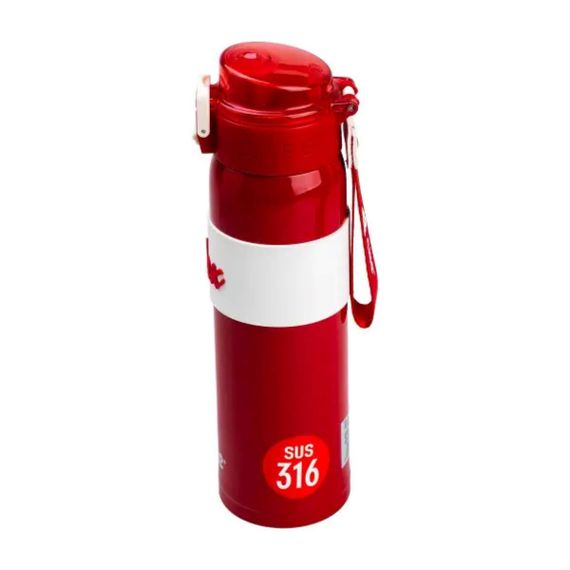 Термос Relax с поилкой с металлической колбой 520 мл Красный HP17304B | Зображення 2