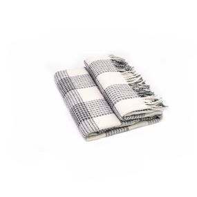 Плед Home Line 66178 Україна 140x200  Вовна Сірий, Білий