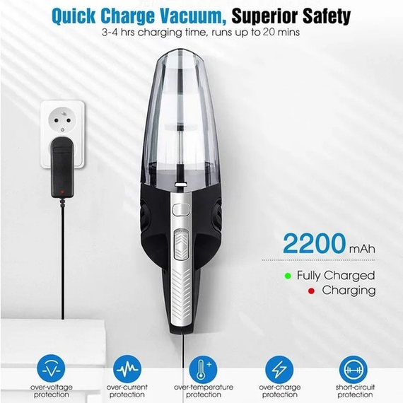 Автомобільний пилосос VACCUM CLEANER E-6 XL-830 | Зображення 5