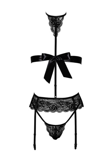 Комплект Kissable Bondage Kiss Set Black L/XL | Зображення 8