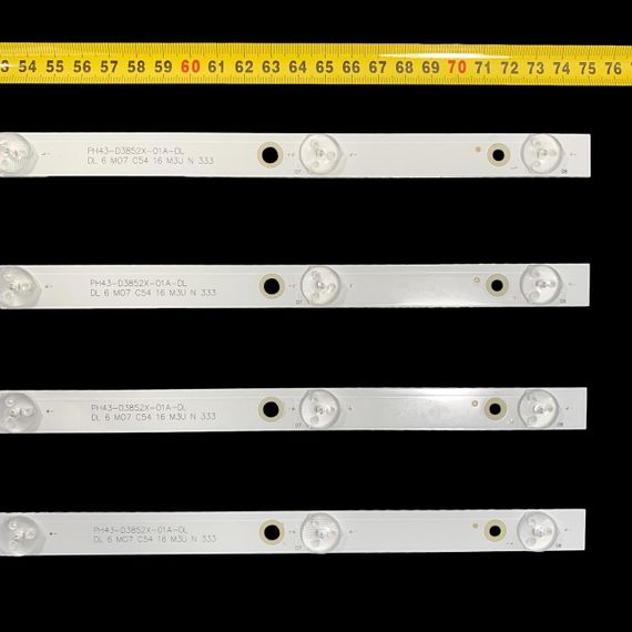 LED підсвітка TV 39" 8-led 752mm E88441CEM-3-D E88441CEM-3D V_O4184D030213V2F002HC 2013CH390 1шт. | Зображення 4