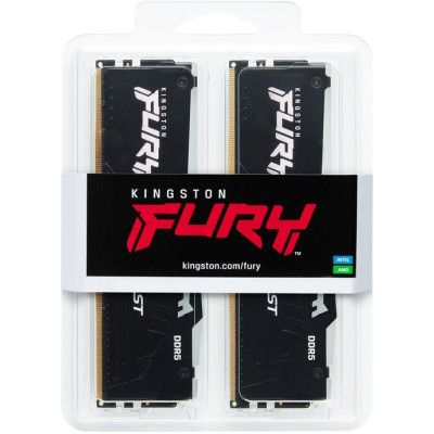Модуль памяти для компьютера DDR5 32GB 5200 MHz Beast RGB Kingston Fury (ex.HyperX) (KF552C40BBA-32) | Зображення 9