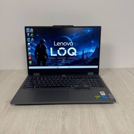 Ігровий ноутбук Lenovo LOQ 15IRX10 / 15.6" (1920x1080) IPS / Intel Core i5-13450HX (10 (16) ядер по 2.4 - 4.6 GHz) / 16 GB DDR5 / 512 GB SSD NVMe / nVidia GeForce RTX 5050, 8 GB GDDR7, 128-bit / WebCam б/в | Зображення 1