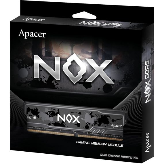 Модуль пам'яті для комп'ютера DDR5 64GB (2x32GB) 5600 MHz NOX Apacer (AH5U64G56C522MBAA-2) | Зображення 3