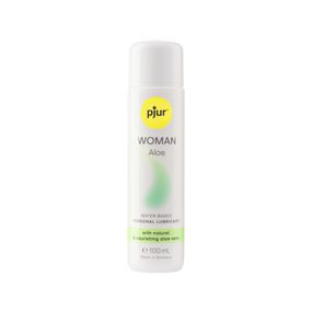 Лубрикант на водной основе pjur Woman Aloe 100 мл, с экстрактом алоэ, увлажняющий, без парабенов