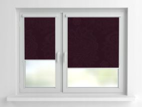 Рулонная штора Rolets Арабеска 2-2282-600 60x170 см закрытого типа Темная фуксия