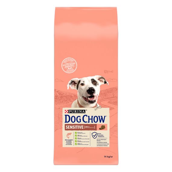 Сухий корм для собак з лососем Dog Chow Sensitive 14 кг