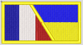 Шеврон Франція Україна