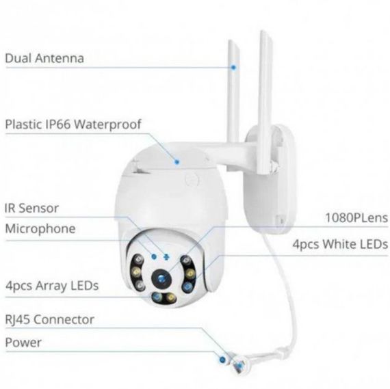 Вулична IP-камера 4MP з PTZ-функцією та підтримкою 4G LTE XPRO A15 (41562-15966_2511) | Зображення 7
