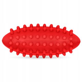 М'яч масажний огірок 4FIZJO Spike Bean 11.5 x 5 см Red (P-5905973403313)
