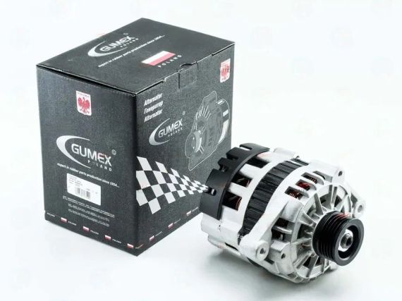 Генератор Ланос 85А Gumex фишка на 3 контакта - 96303556