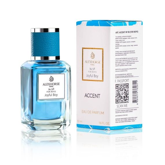 Парфумована вода для хлопчиків Alex Horse Joyful Boy ACCENT  50 ml AA-098